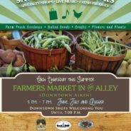 Farmers Market in Aiken! Our doors will be open!